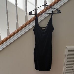 Altard State Elegant Black Velvet Women's Dress